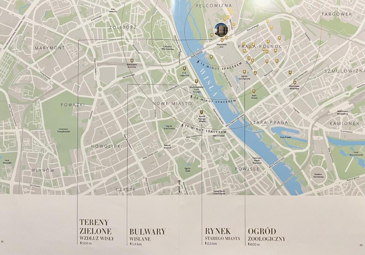 Warsaw Downtown View 3 Rooms 60M2+ Free Garage 2Km Old Town Metro 9Min Tram Exterior photo